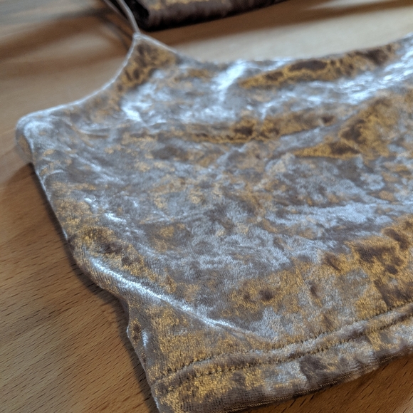 Naked Wardrobe Crushed Velvet Two Piece Set - Picture 3 of 4